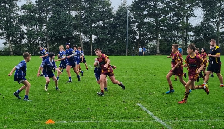 Strong running from Okehampton U13s in their draw with Kingsbridge