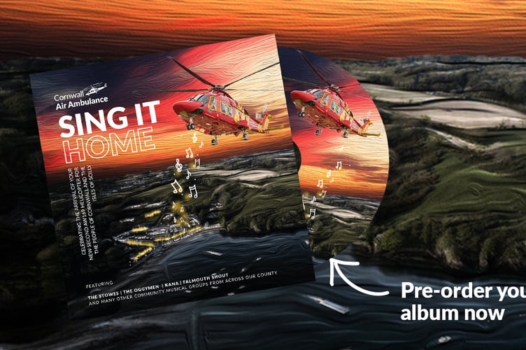 Cornwall Air Ambulance's new album