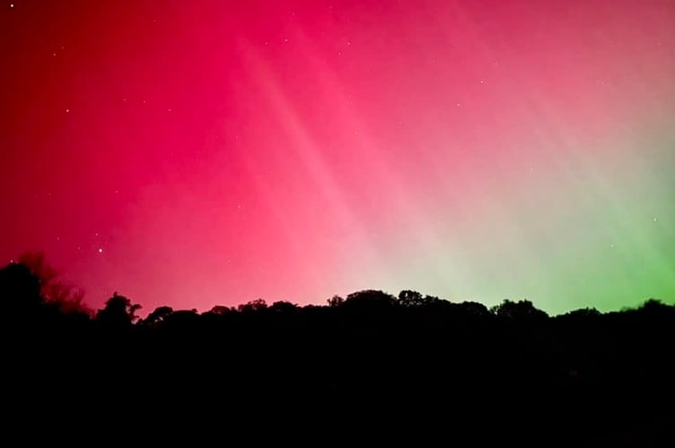 Debbie Desmond's atmospheric view of the Northern Lights.
