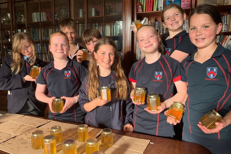 Sweet offerings from Mount Kelly College's bee-keeping club as they collect their honey..