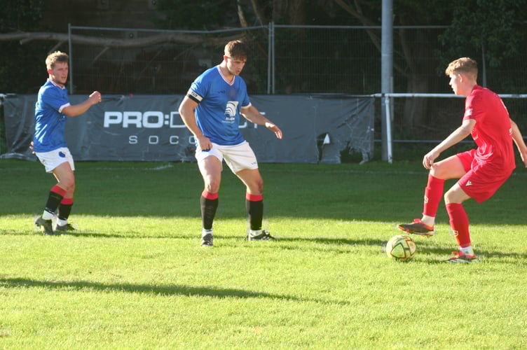 Lewis Breslan has eyes on the ball against Millbrook