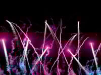 Fantastic firework display