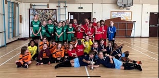 Horrabridge School girls' football success