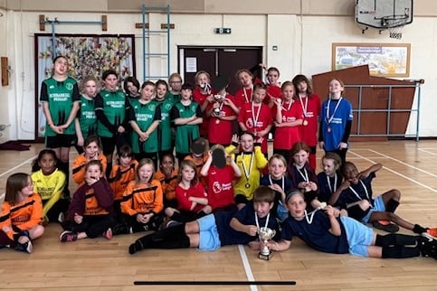 Horrabridge School's successful girls' football teams impress in the Tavistock area tournament.