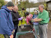 Cancer patients' garden therapy