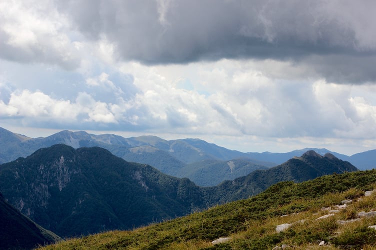 The mountains of Abruzzo, Lazio e Molise National Park, where Rui is working monitoring the local bear population