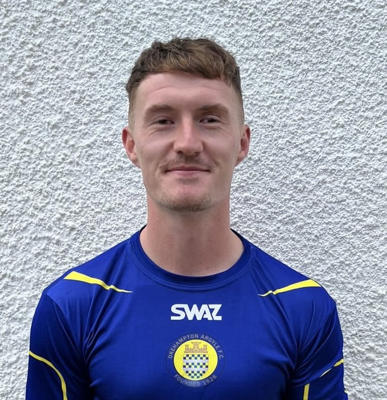 Okehampton Argyle Man of the Match Luke Reynolds