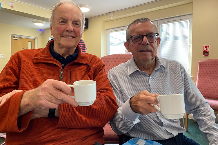 Harvey Leach and Mick Pease find camaraderie at Tavistock Stroke Club