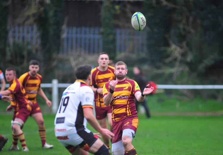 Rugby. Counties 3 Tribute Devon North and East.  Newton Abbot Spartans versus Okehampton 2nd XV. A 26-7 away win for Okehampton
