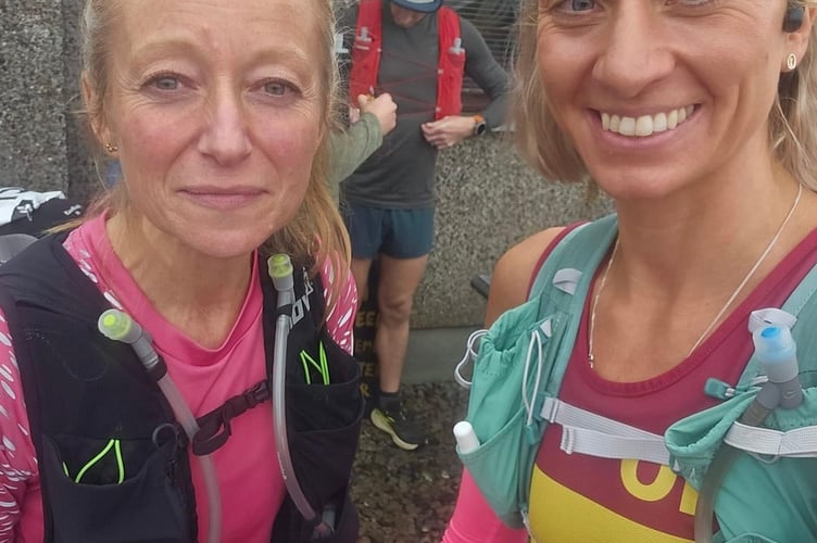 Claire and Claire after the Lighthouse Marathon