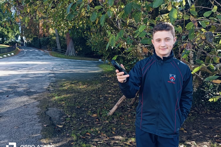 Marcus Appleby, 12, a keen bat detectorist is helping conserve the endangered species.