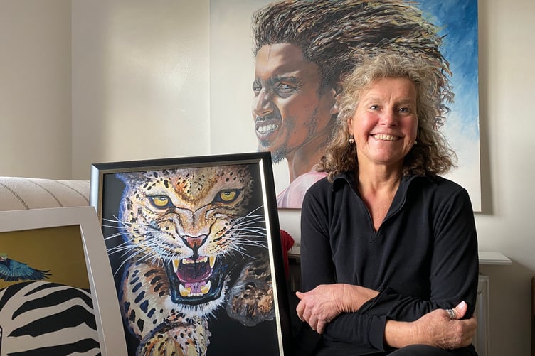 Nicky Morgan, of Yelverton, is walking 2,024 miles this year in aid of African wildlife conservation