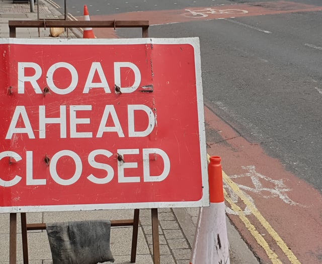 Gunnislake road closure due to fallen tree