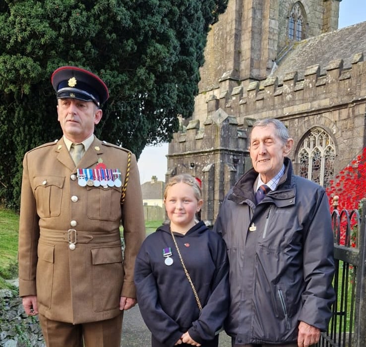 Derek Earl, right, with his nephew Noel and granddaughter Taylor-May