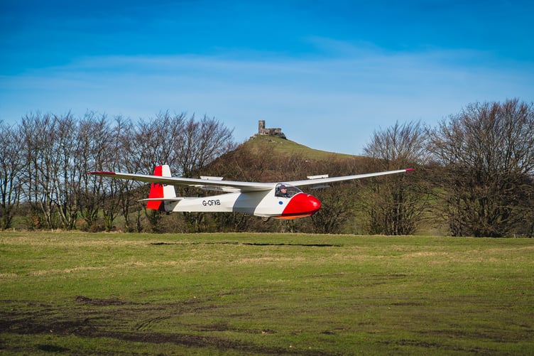 The gliding club operates from the site at Brentor on a Wednesday, Saturday and Sunday and offers trial flights and vouchers for those interested in learning to glide. (Picture: GDS)