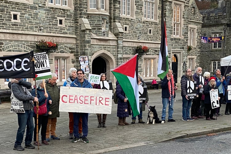Tavistock Peace Action Group marks one year of peace vigils in the town