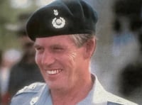 Tavistock helicopter flypast tribute to decorated Royal Marine