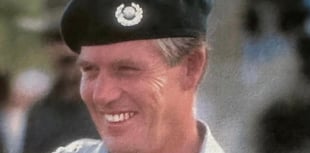 Tavistock helicopter flypast tribute to decorated Royal Marine