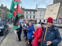 Peace protest marks one year