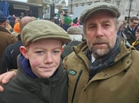 West Devon farmers protest at heart of Government