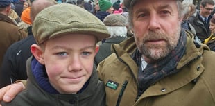 West Devon farmers protest at heart of Government