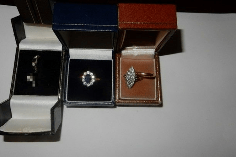 Police are asking for help in tracing the pictured stolen jewellery after a raid on a North Tawton House