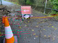 Footpath diverted after storm damage