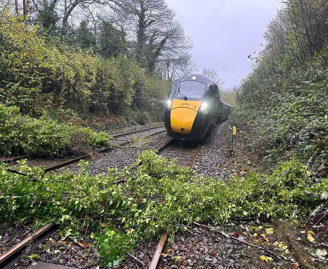 Train services from Okehampton Station reduced due to flood
