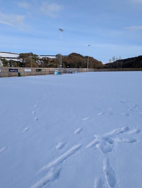 Okehampton Argyle snowed under