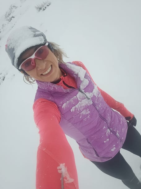 ORC member in the snow