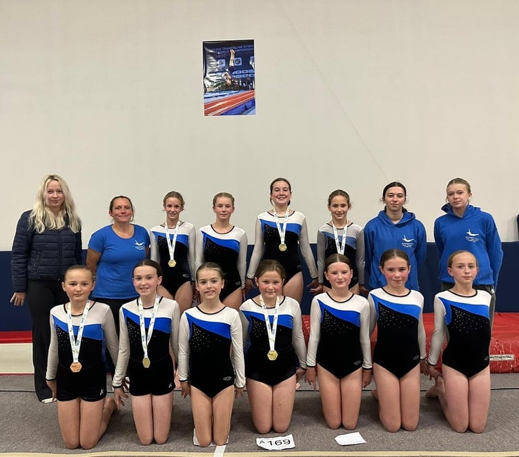 Okehampton Flyers gymnasts
