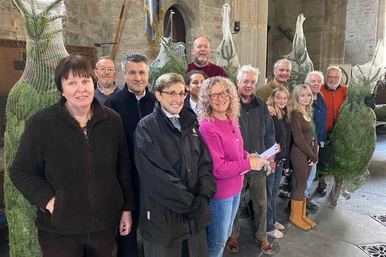 Ready for decorating - Tavistock Christmas Tree Festival is about to burst into light and colour.