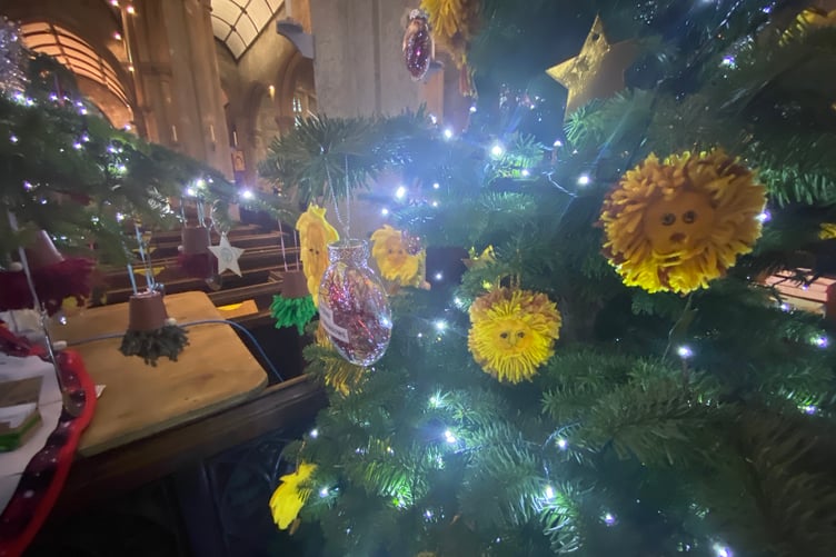 A roaring success with Tavistock Lions at Tavistock Christmas Tree Festival