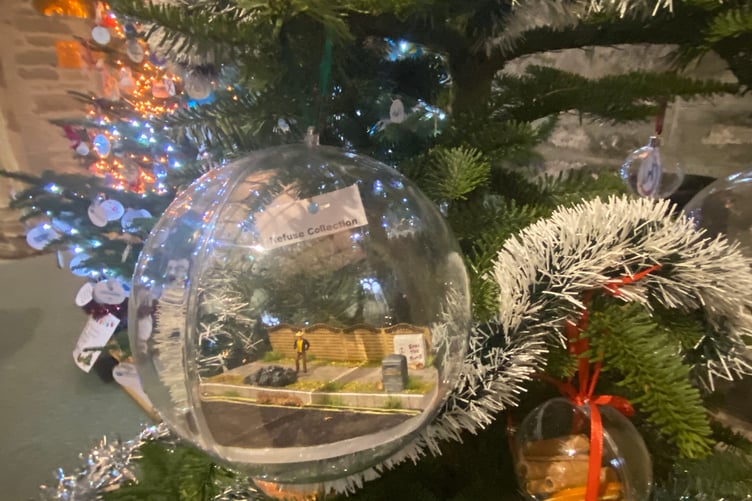 West Devon Borough Council at Tavistock Christmas Tree Festival
