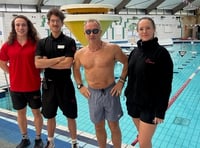 Swim in memory of late wife