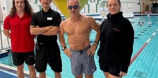 Swim in memory of late wife