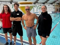 Swim in memory of late wife