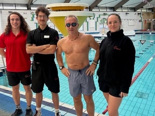 Swim in memory of late wife