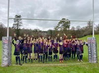 Young rugby players forging links