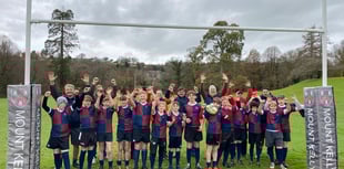 Young rugby players forging links