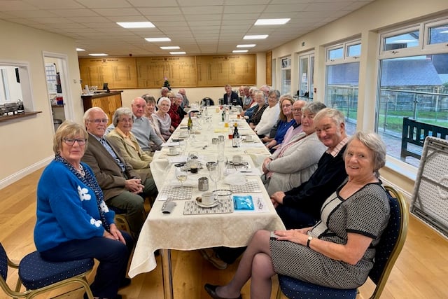 Christmas presentation lunch for bowlers