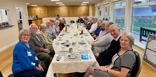 Christmas presentation lunch for bowlers