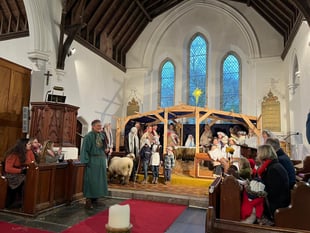 Church Nativity invitation 