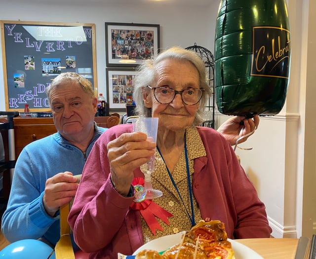 Party for Iris's  102nd birthday 