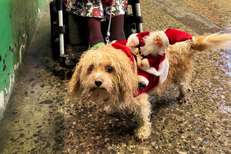 Gail Richards with Leah