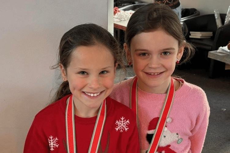 Children at the Santa Run