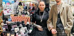 Tavistock Christmas shop windows enchant shoppers