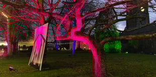 Town lights sparkle thanks to business support