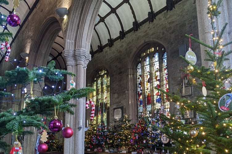 Tavistock Christmas Tree Festival drew the crowds again this year and helped support the church fabric.