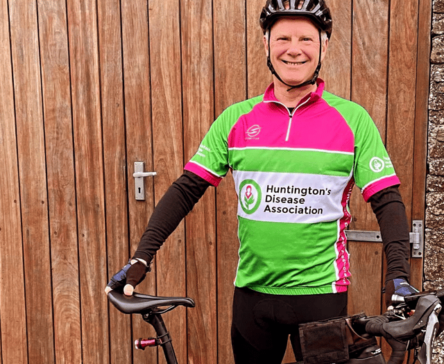 Cyclists pedalling for friend